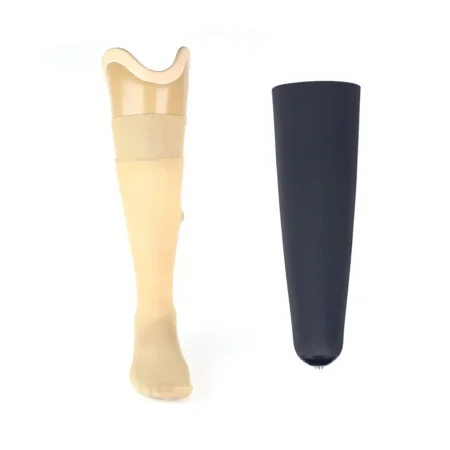 Below-Knee Prosthesis with Pin System and Silicone Liner